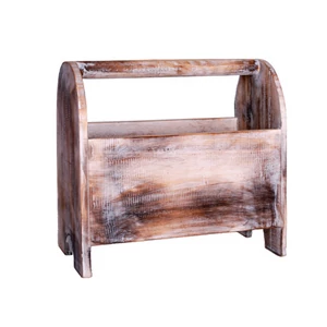 Újságtartó szürke/barna barna