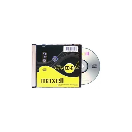 MAXELL vékonytokos írható CD 700 MB