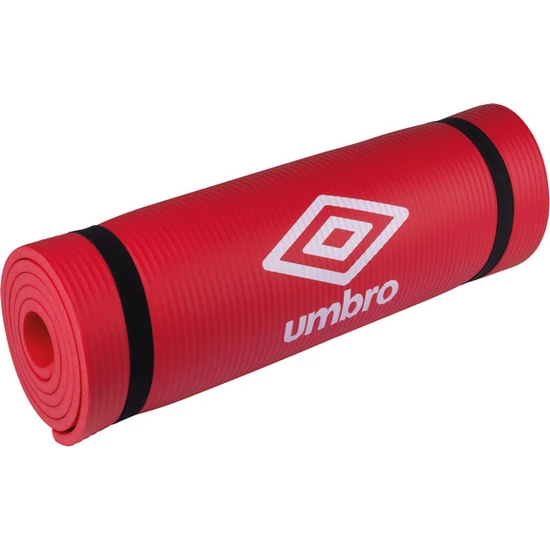 Umbro csúszásgátlós Yoga / fitness matrac szállítószalaggal, piros, 190x58x1cm  680gr