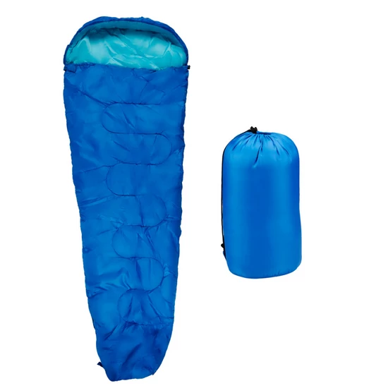 CAMP ACTIVE  Hálózsák múmia 210x80x50 190T kék +10C