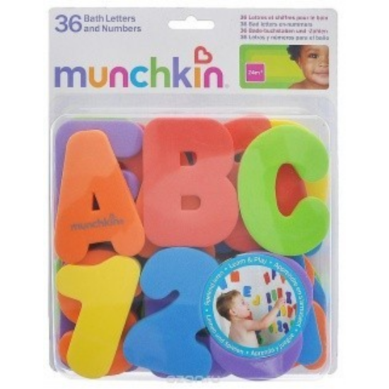 Munchkin Tanuló betűk és számok fürdéshez