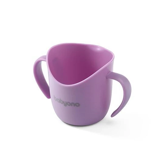 BabyOno tanulópohár - ergonómikus 6hó lila 1463/05