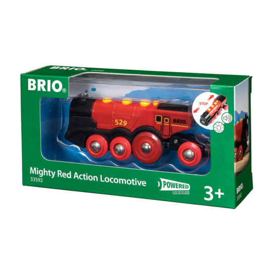 Piros Action Lokomotív 33592 Brio
