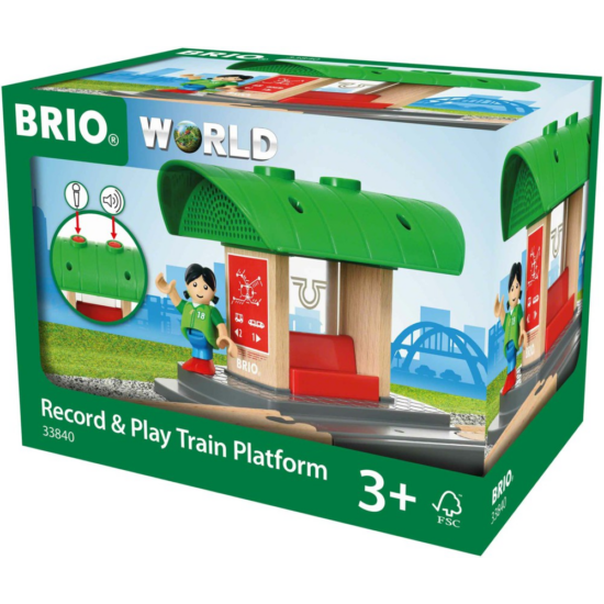 Record & Play vonat állomás 33840 Brio