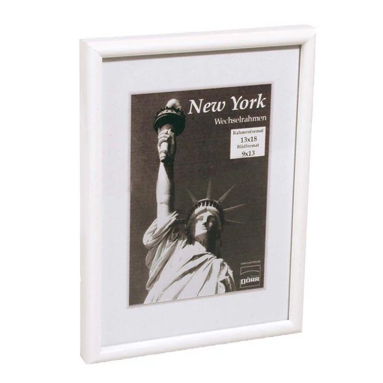 Dörr New York képkeret 13x18, fehér