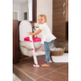 Kép 4/7 - KidsKit WC fellépő lépcső, bili és szűkítő, 3 az 1-ben, fehér-rózsaszín-pink