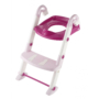 Kép 6/6 - KidsKit WC fellépő lépcső, bili és szűkítő, 3 az 1-ben, fehér-rózsaszín-pink