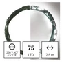 Kép 1/6 - LED karácsonyi nano fényfüzér, zöld, 7,5 m, kültéri és beltéri, hideg fehér, időzítő