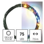 Kép 1/6 - LED karácsonyi nano fényfüzér, zöld, 7,5 m, kültéri és beltéri, többszínű, időzítő