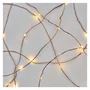Kép 3/6 - LED karácsonyi nano fényfüzér, réz, 10 m, kültéri és beltéri, meleg fehér, időzítő