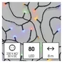 Kép 1/6 - LED karácsonyi fényfüzér, 8 m, kültéri és beltéri, többszínű, időzítő