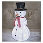 Kép 4/6 - LED összeszerelhető hóember, 90 cm, kültéri és beltéri, hideg fehér