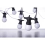Kép 6/6 - LED fényfüzér – 10x party égő, opál, 5 m, kültéri és beltéri, meleg fehér