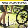 Kép 4/6 - Dunlop álló kerékpár pumpa, 67,5 cm, max 12 bar, 100cm tömlő, Presta- Dunlop és Schrader