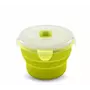 Kép 1/5 - Nuvita összecsukható szilikon tányér 540ml - Zöld - 4468