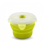 Kép 2/6 - Nuvita összecsukható szilikon tányér 540ml - Zöld - 4468