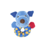 Kép 2/2 - Lorelli Toys Plüss csörgő karika - Kék kutyus