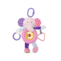 Kép 2/2 - Lorelli Toys plüss csörgőjáték - Pink elefánt