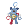 Kép 2/2 - Lorelli Toys plüss csörgőjáték - Kék Kutya