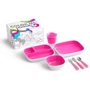 Kép 1/6 - Munchkin étkészlet Color Me Hungry Splash 7db 18hó rózsaszín