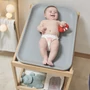Kép 3/5 - Nattou pelenkázó lap Softy 70x50cm szürke
