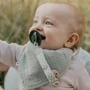 Kép 2/2 - BIBS cumilánc Norvég mintás zsálya/krémfehér