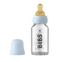 Kép 1/4 - BIBS cumisüvegszett üveg 110ml pasztellkék