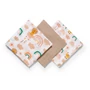 Kép 1/6 - BabyOno textilpelenka színes 3db barack 348/09