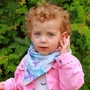 Kép 4/6 - BabyOno előke - háromszög 2db Floral 879/16
