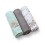 Kép 1/6 - BabyOno textilpelenka színes 3db bambusz szürke 397/10