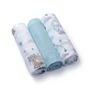 Kép 1/6 - BabyOno textilpelenka színes 3db bambusz világoskék 397/12