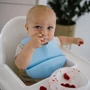Kép 4/6 - BabyOno előke - műanyag puha állítható világoskék 835/05