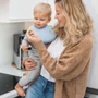 Kép 5/6 - BabyOno előke - műanyag puha állítható világoskék 835/05