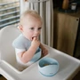 Kép 4/6 - BabyOno előke szilikon állítható kék 1639/01