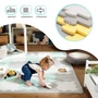 Kép 3/6 - Kinderkraft szivacspuzzle szőnyeg - Luno Shape 30db sárga-szürke