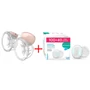 Kép 1/6 - BabyOno mellszívó Twinny elektromos, viselhető, dupla - 100 plusz 40db melltartóbetéttel 1002 - 296/140