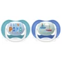 Kép 2/3 - Philips AVENT játszócumi ultra air 6-18hó fiú Text 2db