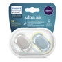 Kép 2/6 - Philips AVENT játszócumi - ultra air 18hó neutral 2db