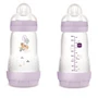 Kép 1/4 - MAM cumisüveg Anti-Colic Matt 260ml lányos
