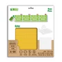 Kép 3/4 - BiOBUDDi BB-0095 | legó-kompatibilis alaplap | 32x32 bütyök sárga