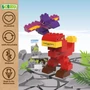 Kép 4/6 - BiOBUDDi BB-0187 | legó-duplo-kompatibilis bio építőjáték | T-rex és Pterodactyl