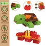 Kép 4/6 - BiOBUDDi BB-0252 | legó és legó-duplo-kompatibilis bio építőjáték | Teknős és rák