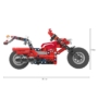 Kép 4/7 - COGO® 5809 | lego-technic-kompatibilis építőjáték | 300 db építőkocka | Motorbicikli