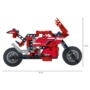Kép 5/7 - COGO® 5809 | lego-technic-kompatibilis építőjáték | 300 db építőkocka | Motorbicikli