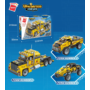 Kép 3/6 - QMAN® 42108 | lego-kompatibilis építőjáték |  637 db építőkocka | 3-az-1-ben Csőrös kamion, Pick-up vagy Cross-autó – felhúzhatóak