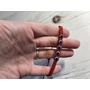 Kép 3/3 - Piros makramé karkötő 5db Nazar szeme amulettel