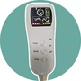 Kép 1/3 - DIGITÁLIS INFRA LEPEDŐ ÉS DERÉKALJ Ezüst, Silver Protect huzattal 80X190CM