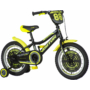 Kép 1/6 - KPC Ranger 16 fekete-sárga gyerek kerékpár